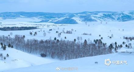 内蒙古呼伦贝尔再遇降雪 大地空灵广阔 内蒙古呼伦贝尔再遇降雪 大地空灵广阔