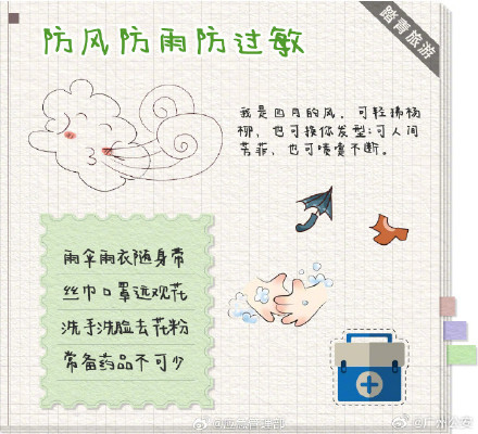 祭扫踏青出行安全手卡请查收！