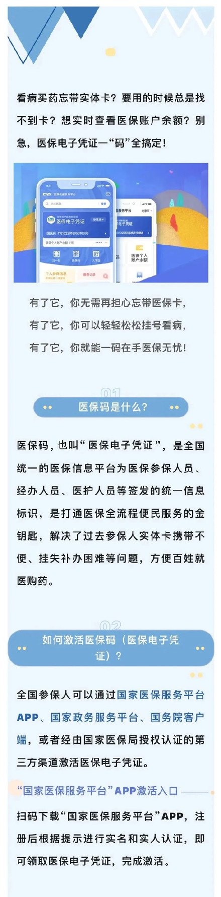 实用转需！医保码激活使用指南