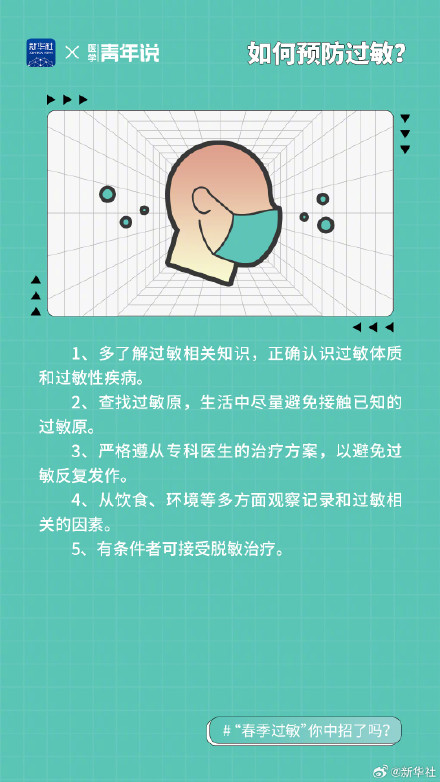 春季过敏你中招了吗 春季过敏你中招了吗