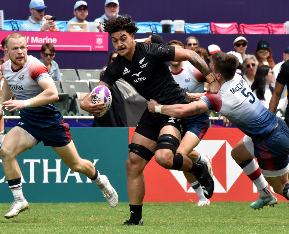 香港国际七人橄榄球赛:新西兰队连胜开局 香港国际七人橄榄球赛:新西兰队连胜开局