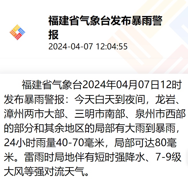 暴雨！山洪！福建最新预警！