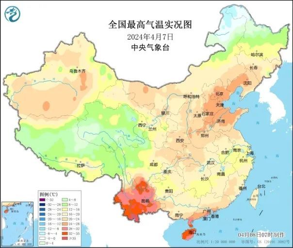 北方将有降温降水过程，华南多地雨水暂歇