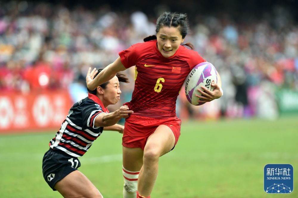 中国队获香港国际七人橄榄球赛“银剑赛”女子组冠军