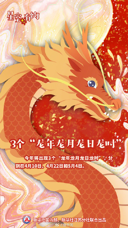4个“龙”！10日将迎“龙年龙月龙日龙时”
