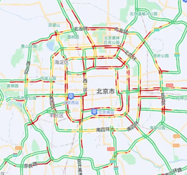 北京今明两日降雨降温，明日早晚高峰压力大，出行提示