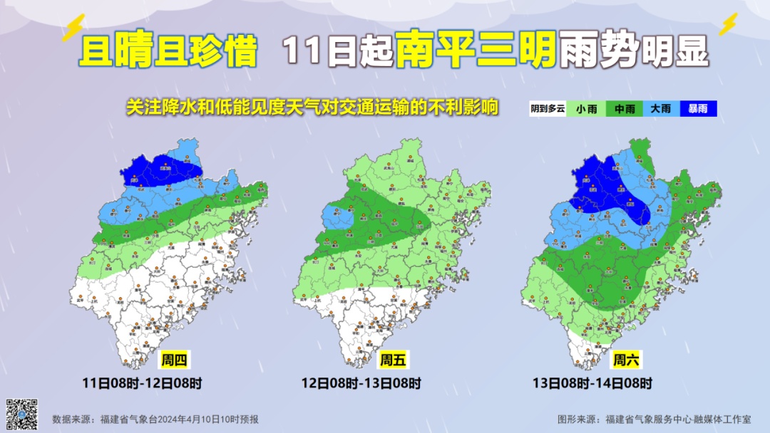 今天起,福建又要下雨了! 今天起,福建又要下雨了!