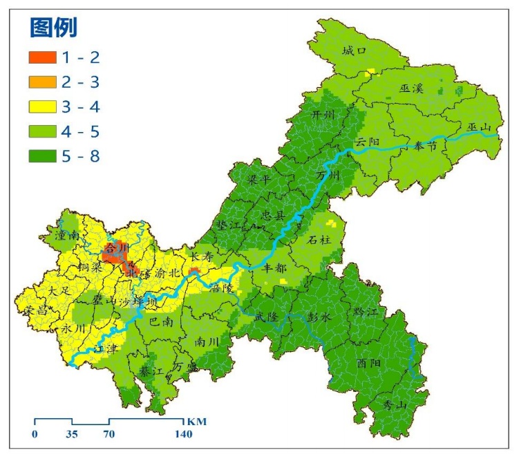 最新预测！重庆5至9月，35°C以上高温日数大部地区10至45天