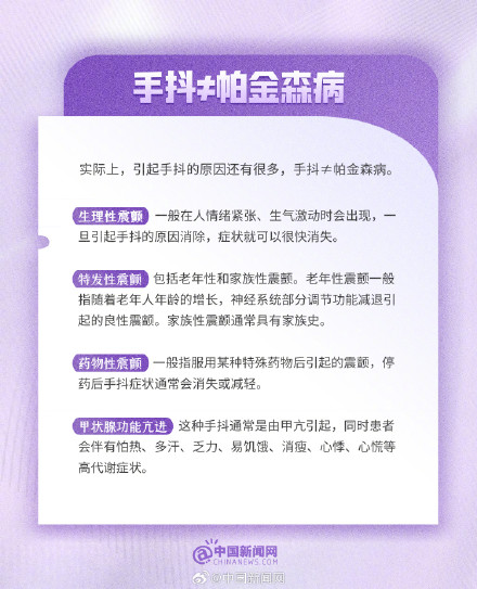 你知道吗？年轻人也可能患上帕金森