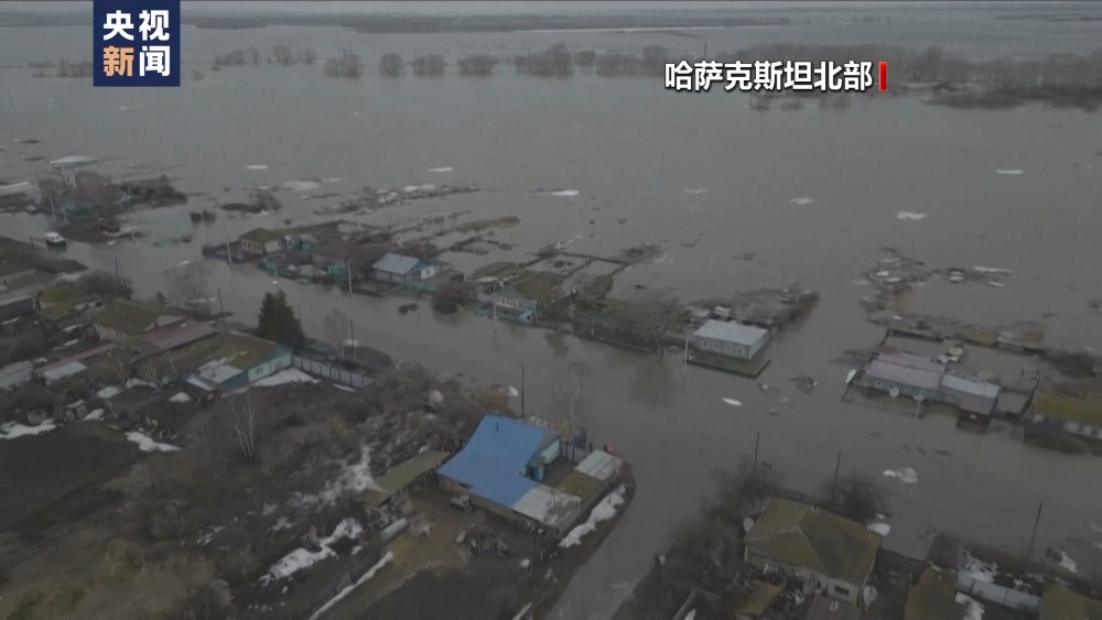 春季融雪加快 俄哈两国多地洪灾加重