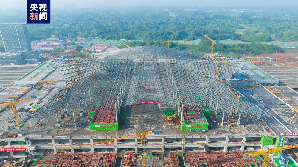 张开“钢铁翅膀” 四川这个超大高铁站迎来新进展