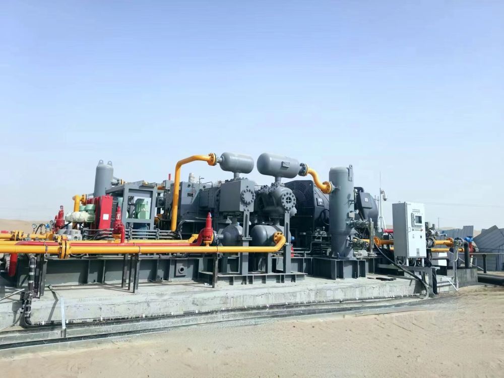 70兆帕高压大流量天然气压缩机在渝投产