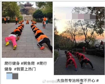 “鳄鱼爬”走红,医生紧急提醒 “鳄鱼爬”走红,医生紧急提醒