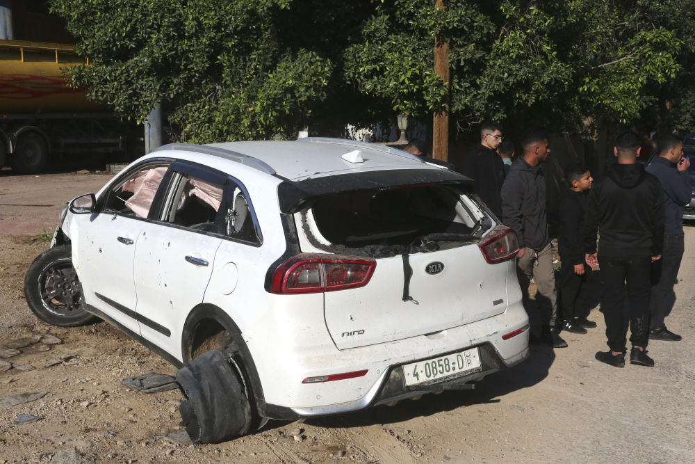 以军在约旦河西岸多地与巴勒斯坦人发生冲突