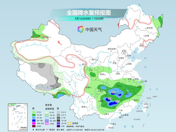 大暴雨冰雹百米“沙墙”，气温骤降12℃！多预警齐发