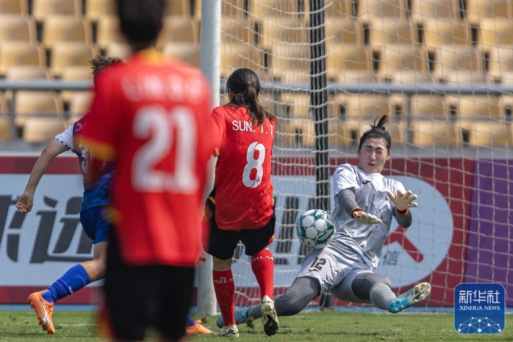 女超：广东女足队胜永川茶山竹海橙狮女足队