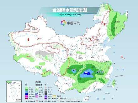 南方新一轮降水发展 江南华南等地局地有暴雨或大暴雨 南方新一轮降水发展 江南华南等地局地有暴雨或大暴雨