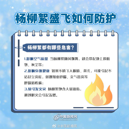 多地进入杨柳絮盛飞期