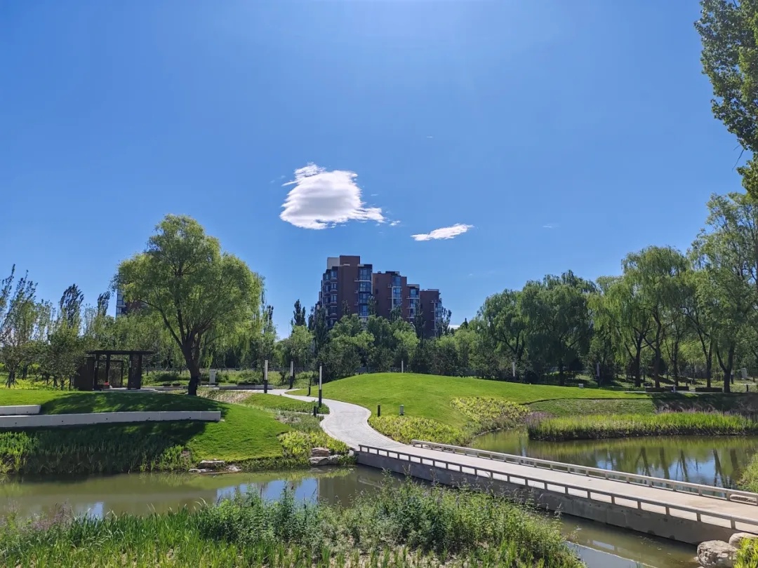 海淀北部再添滨水公园!实拍—— 海淀北部再添滨水公园!实拍——