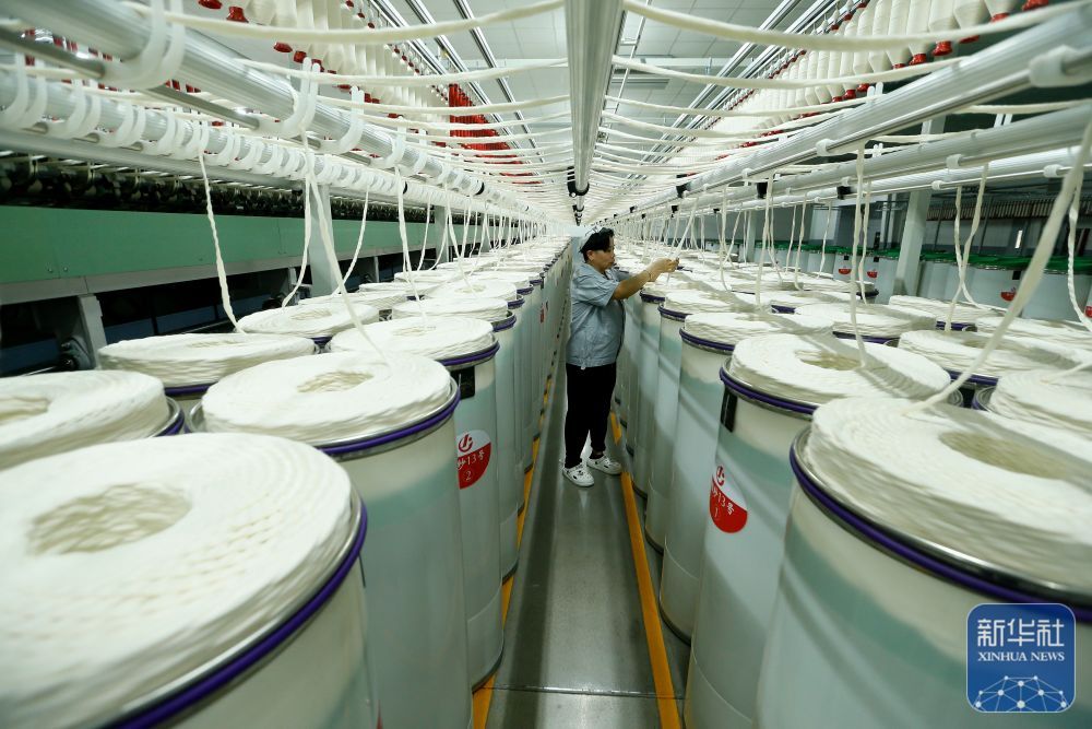 山东即墨：智慧纺纱生产线助推纺织产业升级