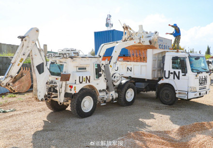 我第22批赴黎维和部队多功能工兵分队在黎以边境开展工程施工任务