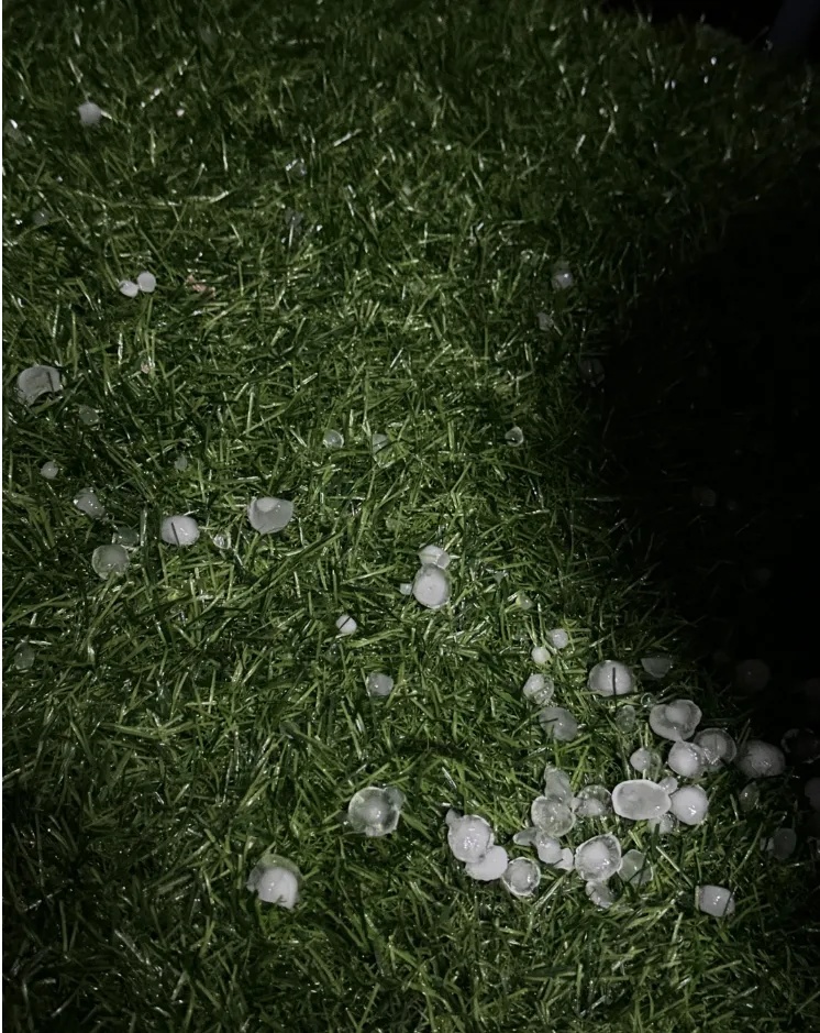 进入最强时段！长沙又下冰雹了！