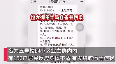 石家庄一小区上百人腹泻呕吐？官方通报