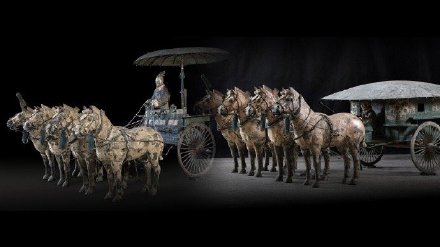 秦始皇帝陵两乘铜车马终于团圆