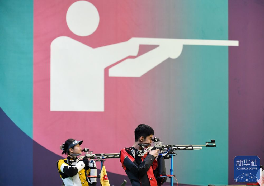 国家步手枪射击队举行联合训练