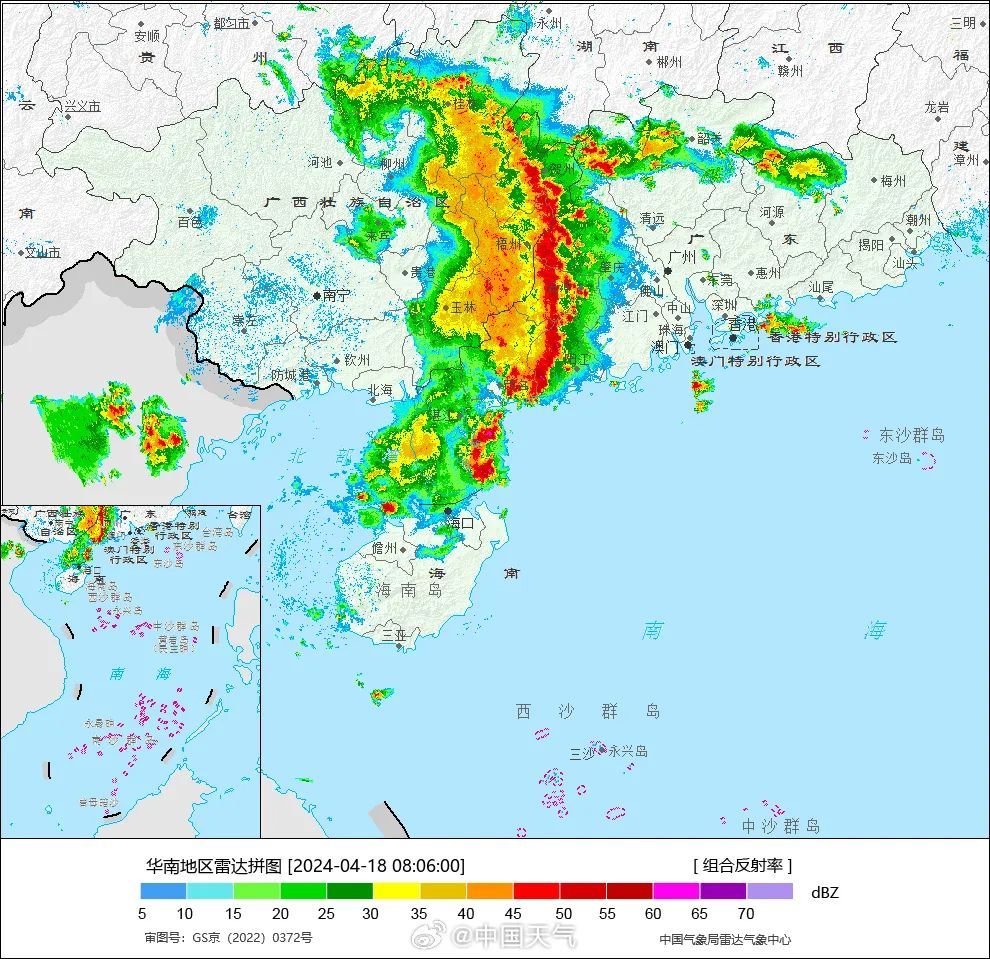上海晴暖最高23℃，明天又有转折！弓形飑线横扫广东，白昼如黑夜