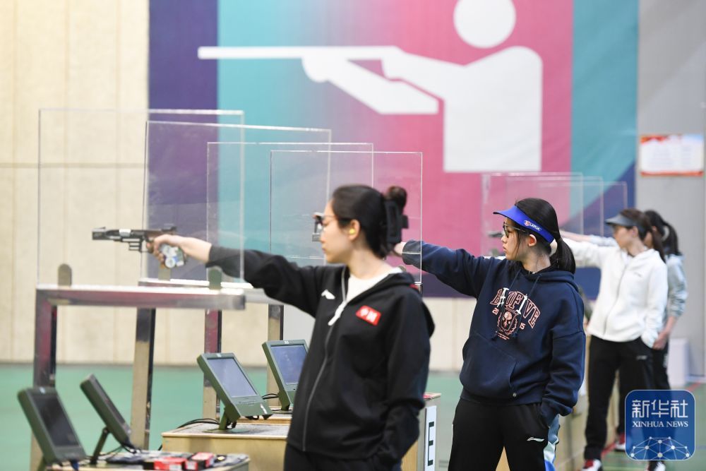 国家步手枪射击队举行联合训练