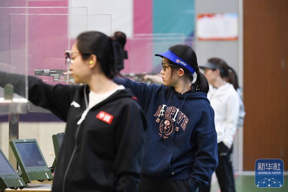 国家步手枪射击队举行联合训练