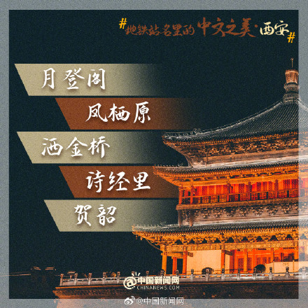 藏在地铁站名里的中文之美 藏在地铁站名里的中文之美