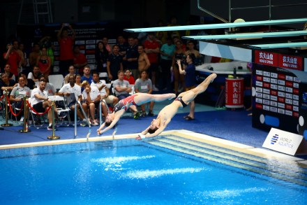祝贺！跳水世界杯混合团体决赛中国队摘金