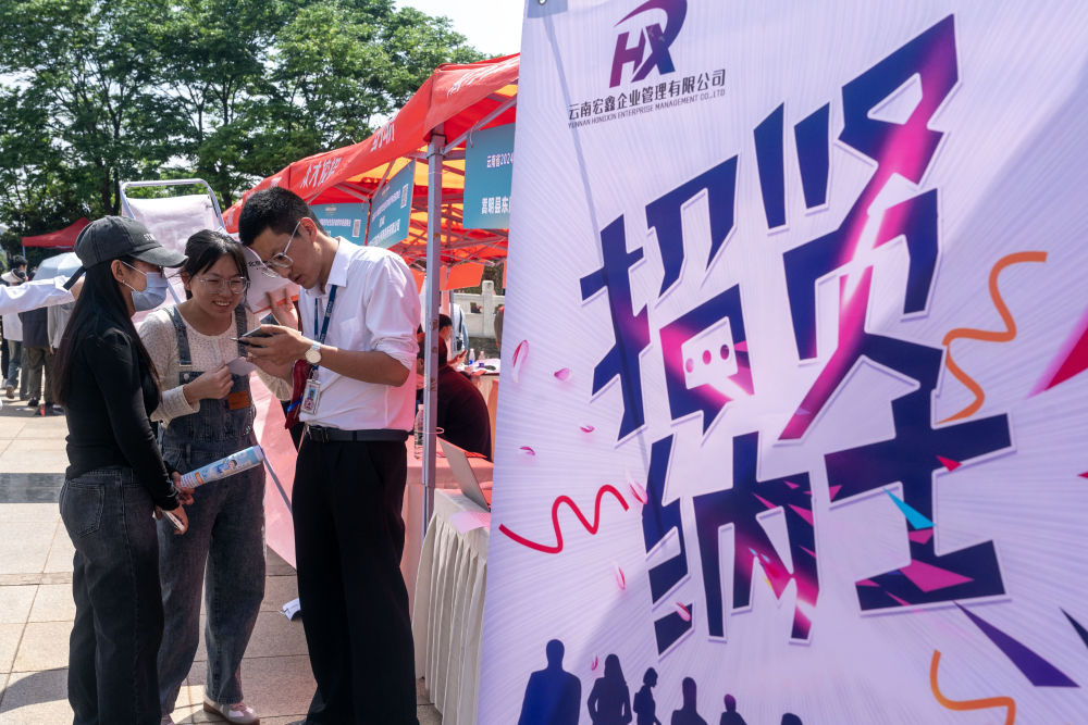 云南省2024届高校毕业生民办教育专场招聘会在昆明举行