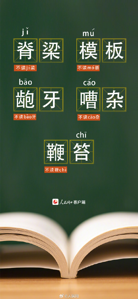 收藏！40个易读错的词语，看看你能读对多少？