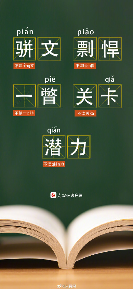收藏！40个易读错的词语，看看你能读对多少？