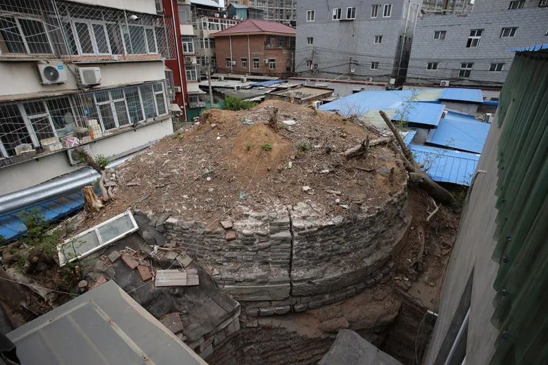 北京海淀一居民区现墩台古迹 北京海淀一居民区现墩台古迹