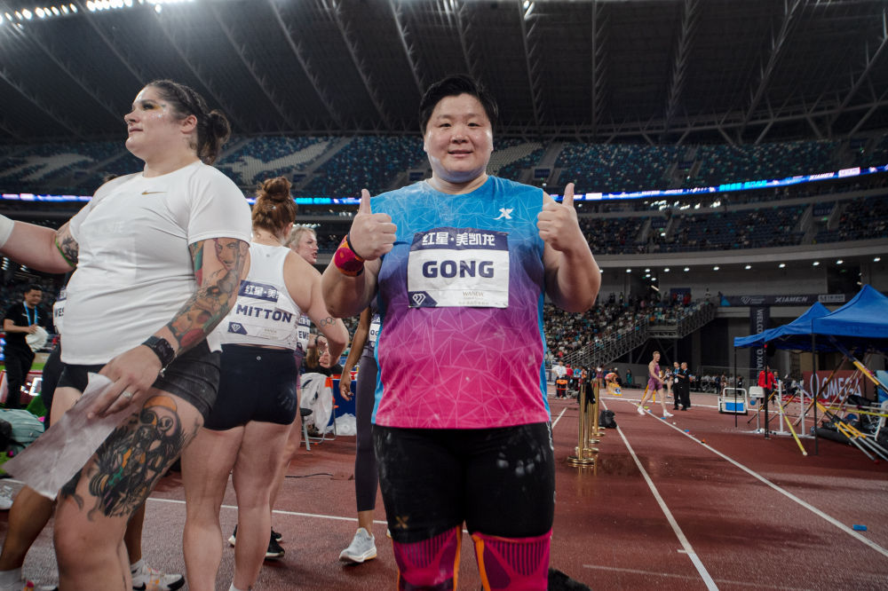 田径 | 钻石联赛厦门站：巩立娇夺得女子铅球冠军