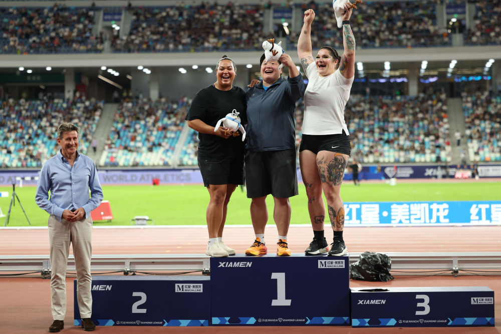 田径 | 钻石联赛厦门站：巩立娇夺得女子铅球冠军
