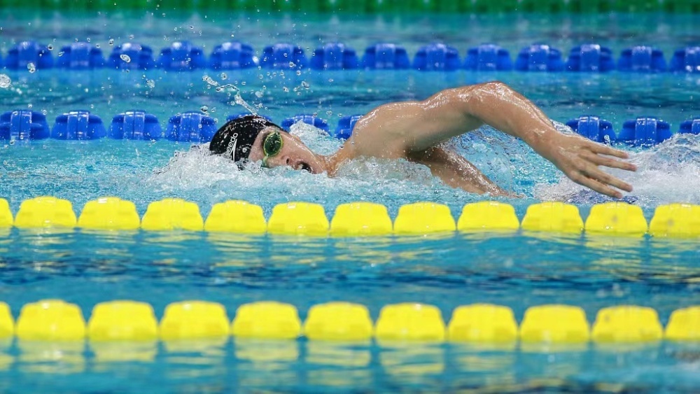 祝贺！潘展乐夺全国游泳冠军赛男子200米自由泳冠军