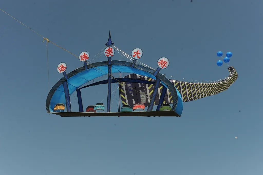 一根线,让港珠澳大桥“上天”了 一根线,让港珠澳大桥“上天”了