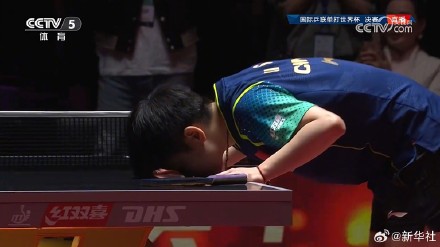 孙颖莎澳门世界杯夺冠