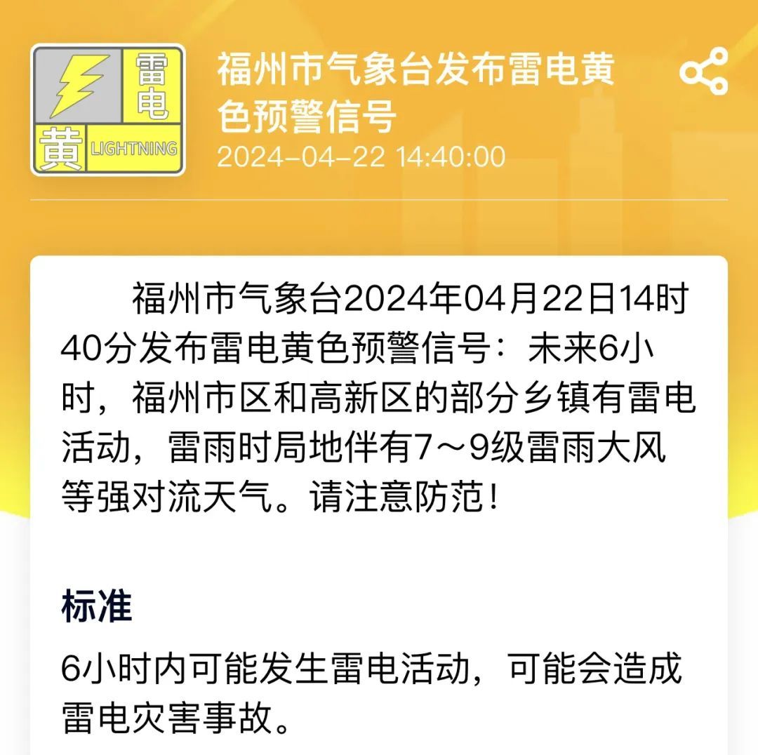 刚刚，福州紧急预警！下午要出门的注意