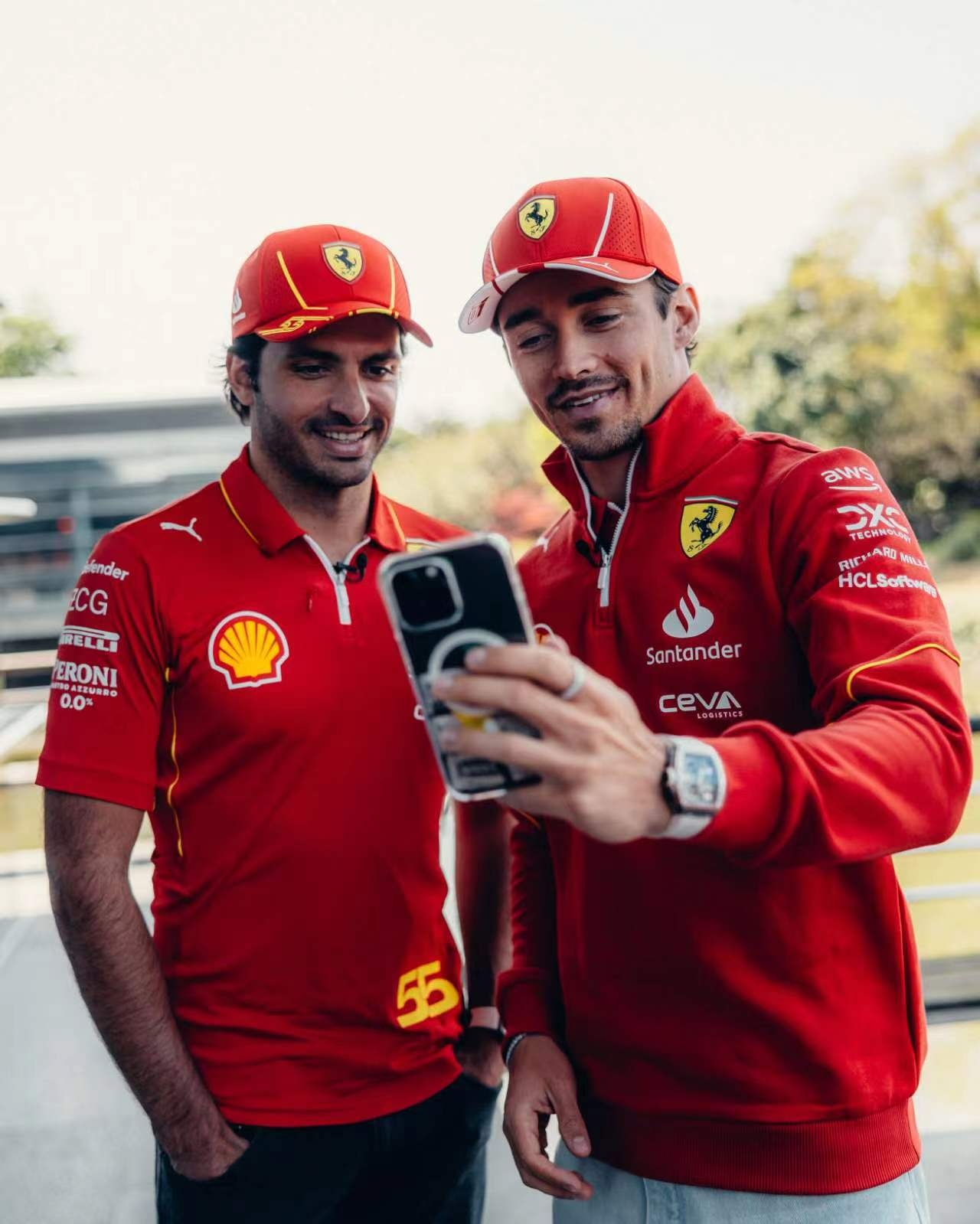 法拉利车手勒克莱尔、塞恩斯：信任车队 享受中国赛