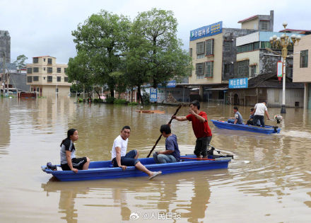 两部门预拨1.1亿元支持广东江西广西防汛救灾