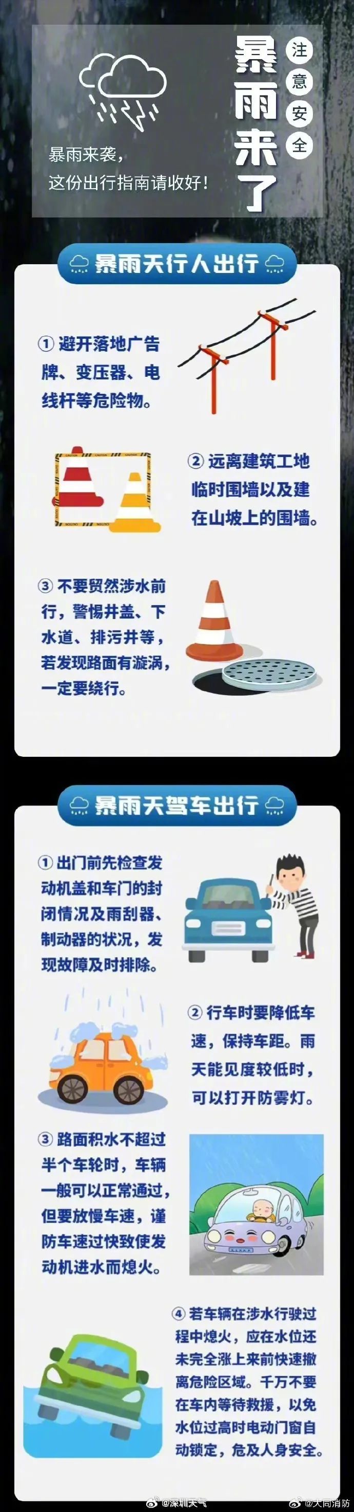 深圳昨夜3小时打雷1251次！最新预警来了