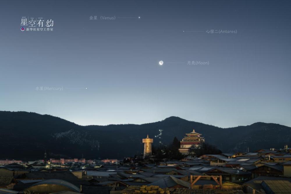 星空有约｜26日晚至27日天亮前看“大火”伴“嫦娥”