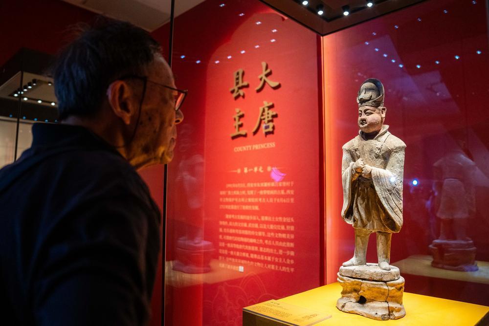 大唐金乡县主特展在长沙博物馆开幕