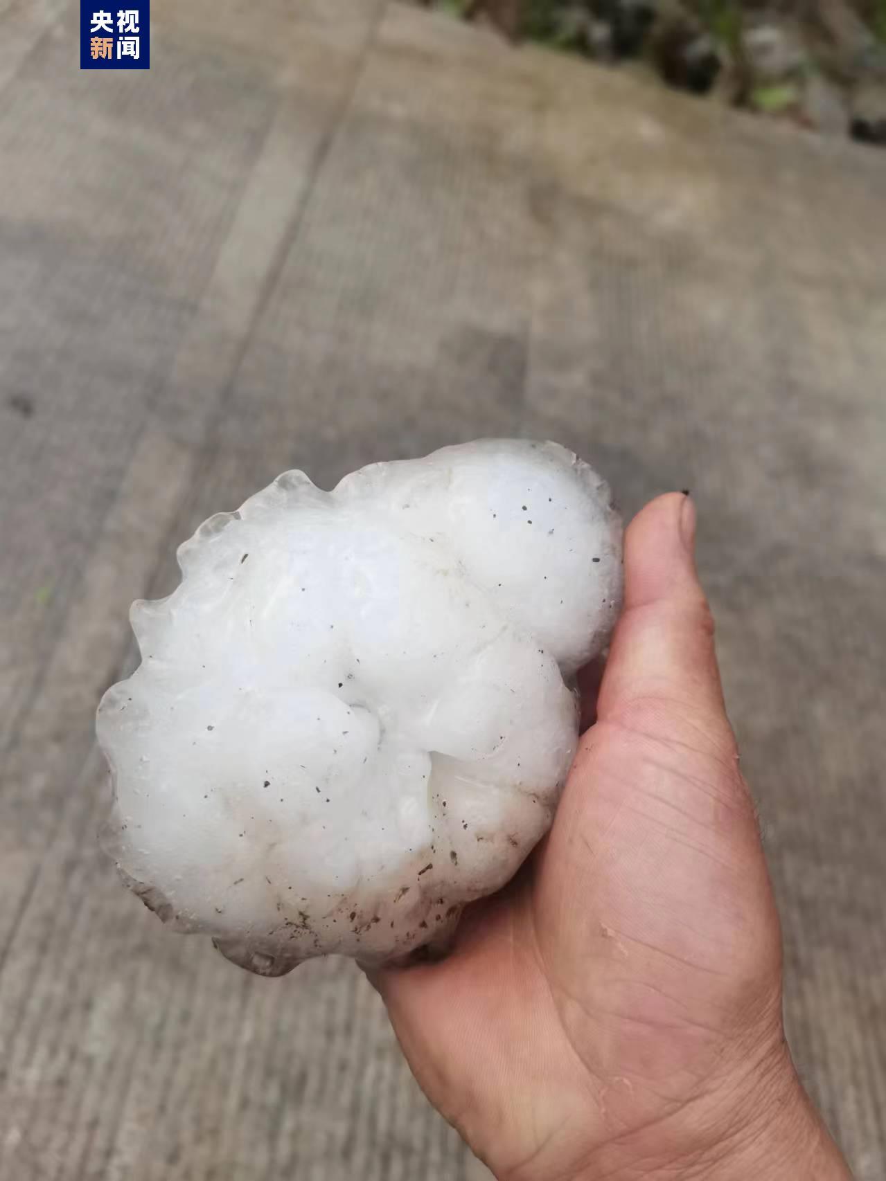 冰雹大如鸡蛋！广西多地遭冰雹袭击